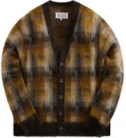 KITH Knit V-Neck Long Sleeve Jacket Walnut/ Mustard Yellow MS50HP0007S18403003J KITH Knit V-Neck Long Sleeve Jacket Walnut/ Mustard Yellow MS50HP0007S18403003J