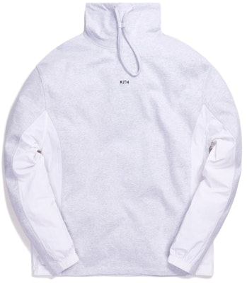 KITH L/S Pullover Heavy Jersey Heather Grey Buy KITH L/S Pullover Heavy Jersey Heather Grey