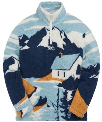 Kith Lakeside Claremont Sherpa Quarter Zip Summit Buy Kith Lakeside Claremont Sherpa Quarter Zip Summit