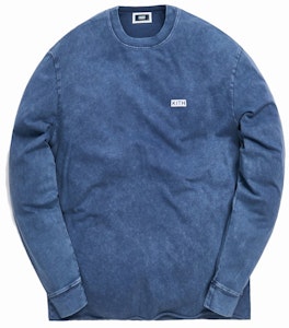 Camiseta KITH LAX Manga Larga Teñido Pigmentado Azul Índigo Oscuro Buy Camiseta KITH LAX Manga Larga Teñido Pigmentado Azul Índigo Oscuro