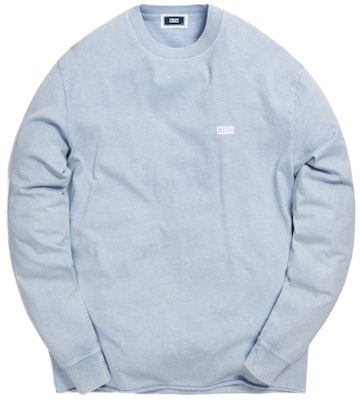 KITH LAX Pigment Dyed L/S Tee Light Indigo Buy KITH LAX Pigment Dyed L/S Tee Light Indigo