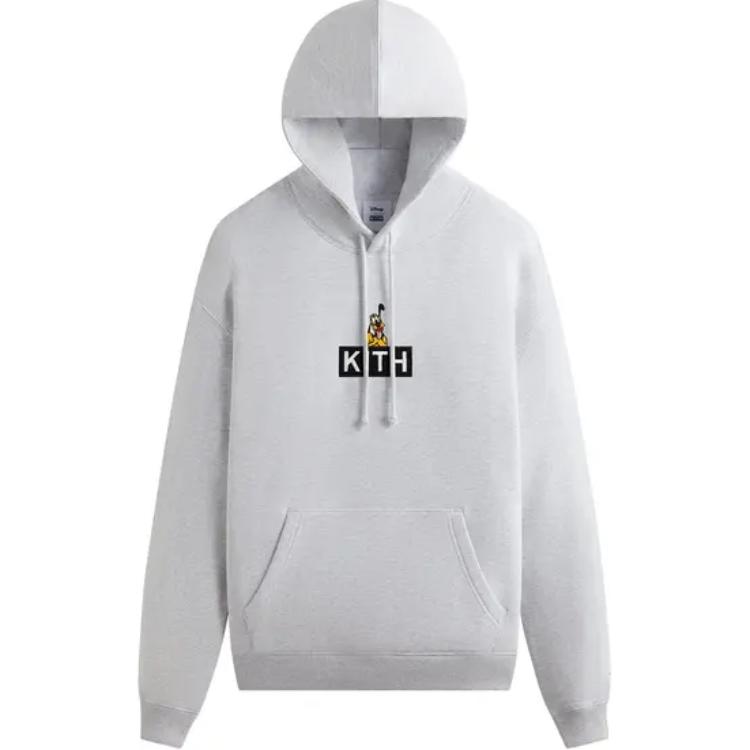 Order KITH Letter Logo Hoodie Men’s Long Sleeve Gray KHM031777-002