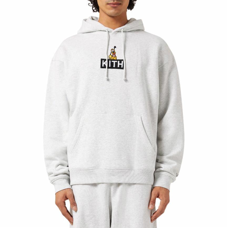 Purchase KITH Letter Logo Hoodie Men’s Long Sleeve Gray KHM031777-002