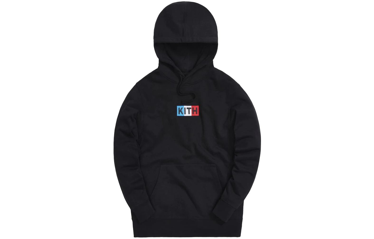 KITH Letter Logo Print Hoodie Black () KH2594-100