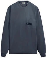 KITH Logo Casual Crewneck Pullover Long Sleeve Sweatshirt Unisex Blue KHM030749-448 KITH Logo Casual Crewneck Pullover Long Sleeve Sweatshirt Unisex Blue KHM030749-448