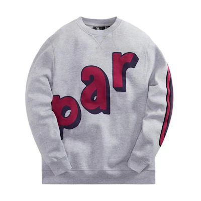 KITH Logo Crewneck Cotton Long Sleeve Sweatshirt Men’s Grey pa50515-gry