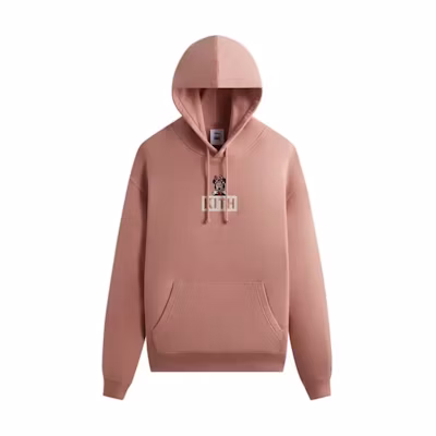 KITH Logo Pink Hoodie Long Sleeve Pullover KHM031776-604