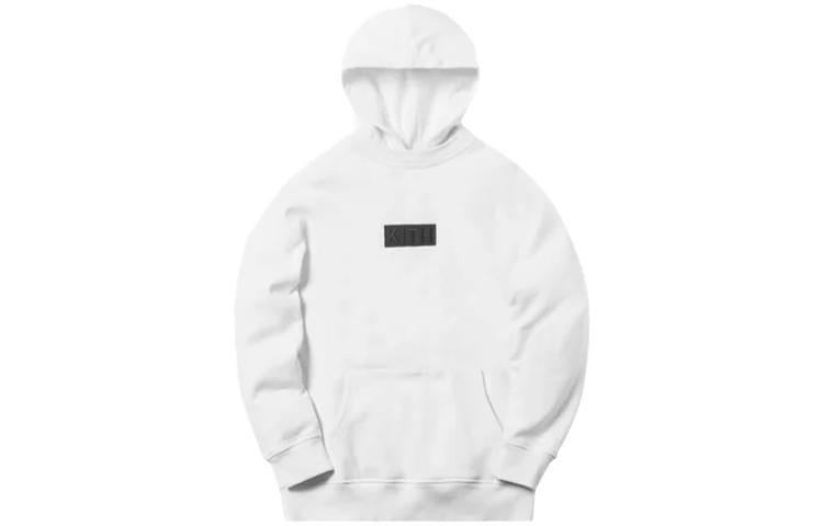 KITH Logo Print Hoodie White Mens KH2236-101
