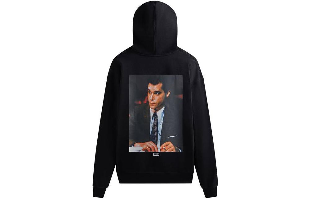 Lookbook KITH Logo Print Pullover Hoodie Black Men’s 030479-001