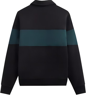 KITH ロゴプリント 長袖 ポロスウェットシャツ ブラック. KHM031653-001 Lookbook KITH ロゴプリント 長袖 ポロスウェットシャツ ブラック. KHM031653-001