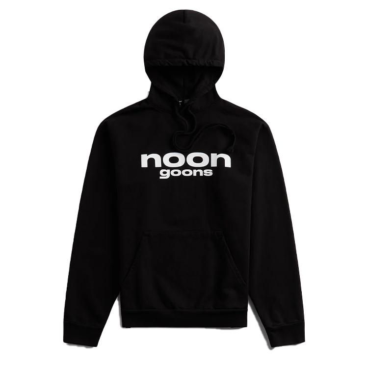 KITH Logo Pullover Hoodie Black ngss24024-blk