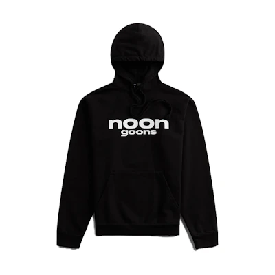 KITH Logo Pullover Hoodie Black ngss24024-blk