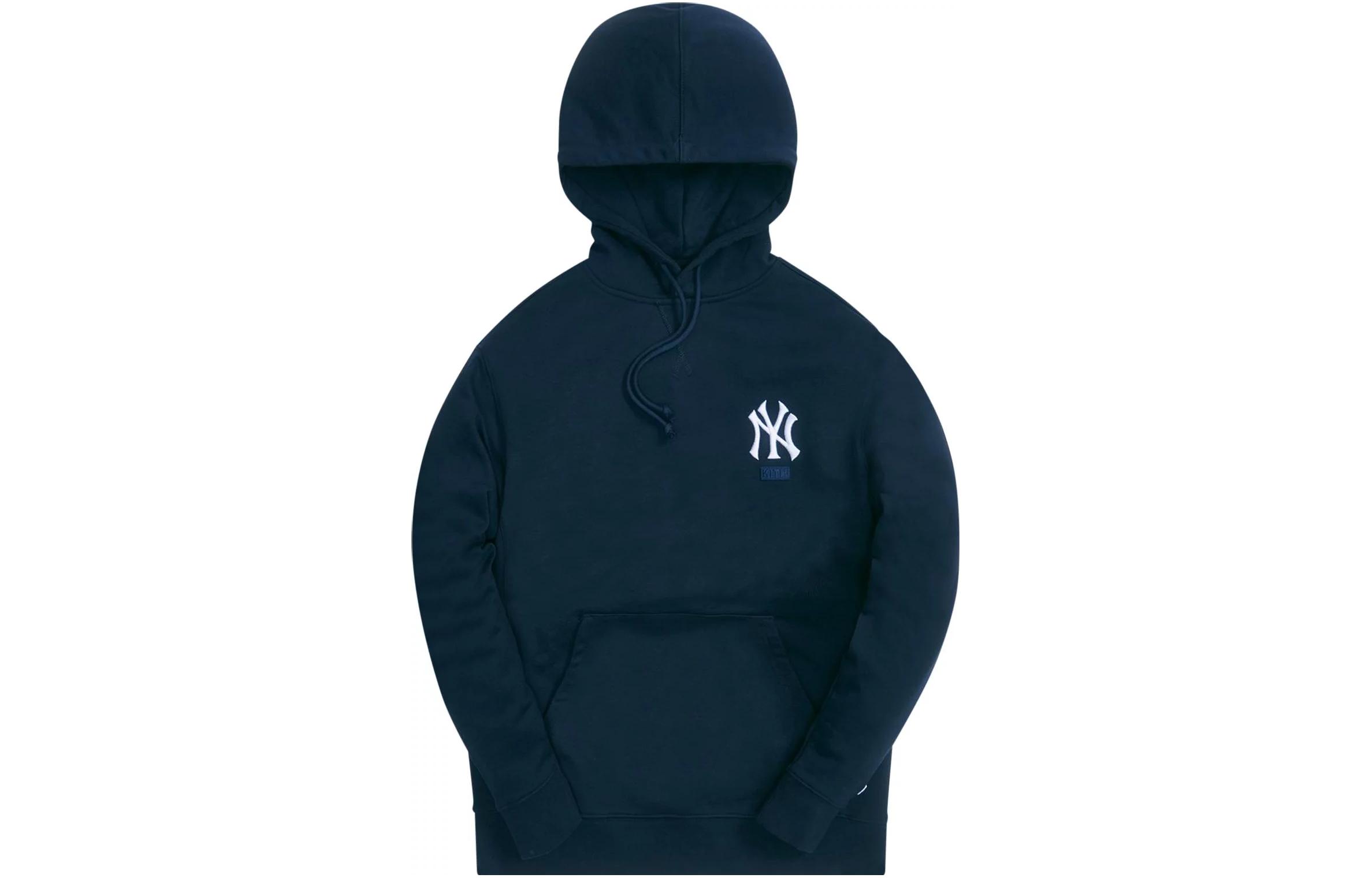 KITH Logo Pullover Hoodie Navy Blue KH2640-102