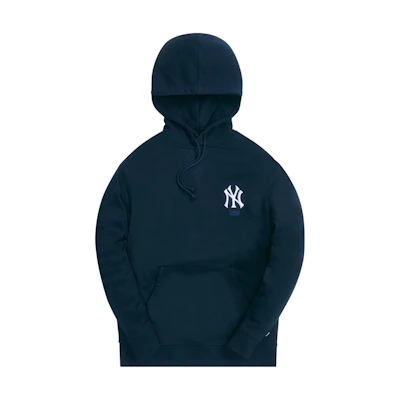 KITH Logo Pullover Hoodie Navy Blue KH2640-102
