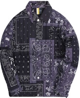 KITH Ludlow Paisley Buttondown Unisex Casual Long Sleeve Shirt Black KH030044-001 KITH Ludlow Paisley Buttondown Unisex Casual Long Sleeve Shirt Black KH030044-001