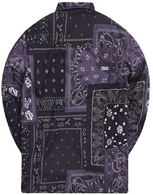 KITH ルドロー ペイズリー ボタンダウン ユニセックス 長袖 シャツ ブラック KH030044-001 Lookbook KITH ルドロー ペイズリー ボタンダウン ユニセックス 長袖 シャツ ブラック KH030044-001