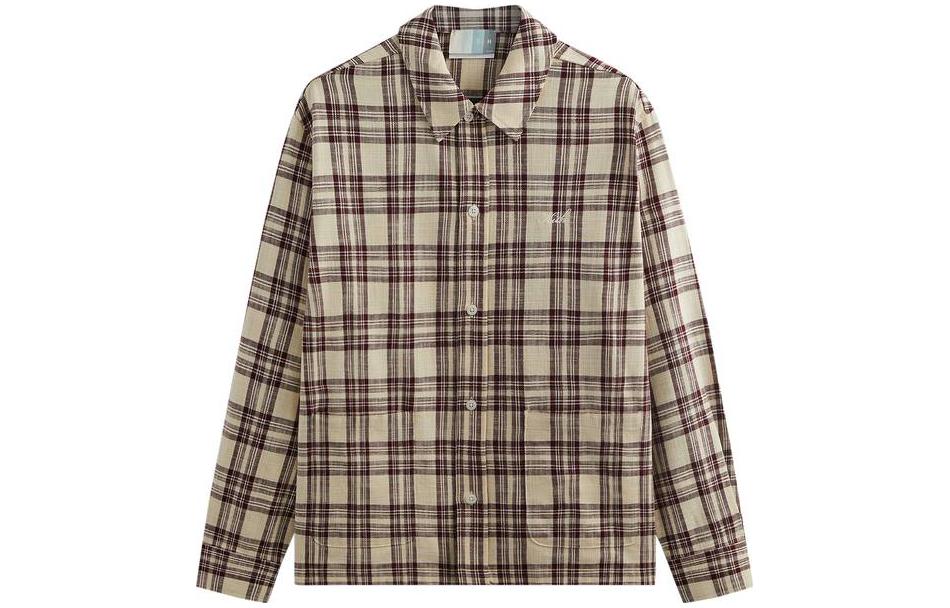 KITH Magma Plaid Button-Up Long Sleeve Shirt Multicolor - . KHM031118-601