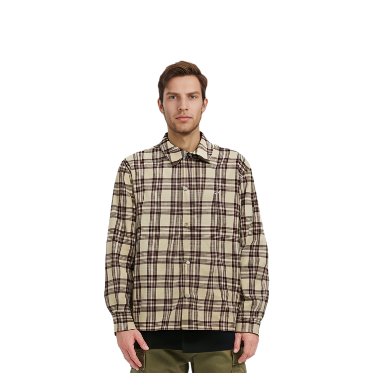 Purchase KITH マグマ プレイド ボタンアップ 長袖 シャツ マルチカラー KHM031118-601