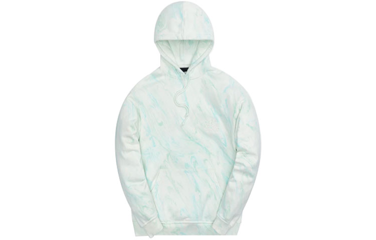 KITH Marble Williams III Mint Tie-Dye Hoodie Unisex Fleece Pullover. KH2671-306 圖 2