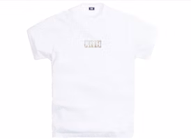 KITH Mauve Tile Classic Logo Tee White KITH Mauve Tile Classic Logo Tee White