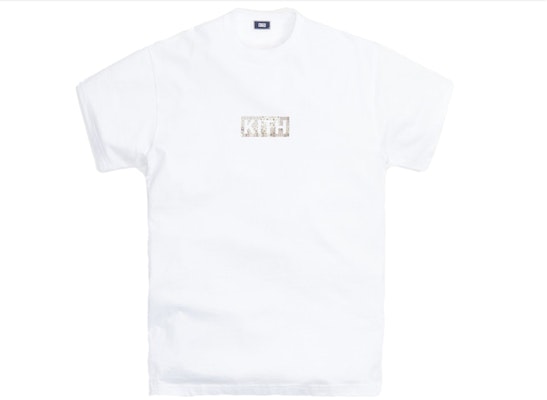 Camiseta Blanca KITH Logo Clásico Azulejo Malva Buy Camiseta Blanca KITH Logo Clásico Azulejo Malva