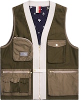 KITH Military Sateen Quilted Tactical Vest Olive KITH Military Sateen Quilted Tactical Vest Olive