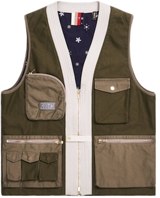 KITH Military Sateen Quilted Tactical Vest Olive Buy KITH Military Sateen Quilted Tactical Vest Olive