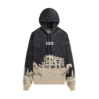 KITH Monday Program FW24 The Grinch Hoodie Black - Stylish & Comfortable Pullover KHM033051-413