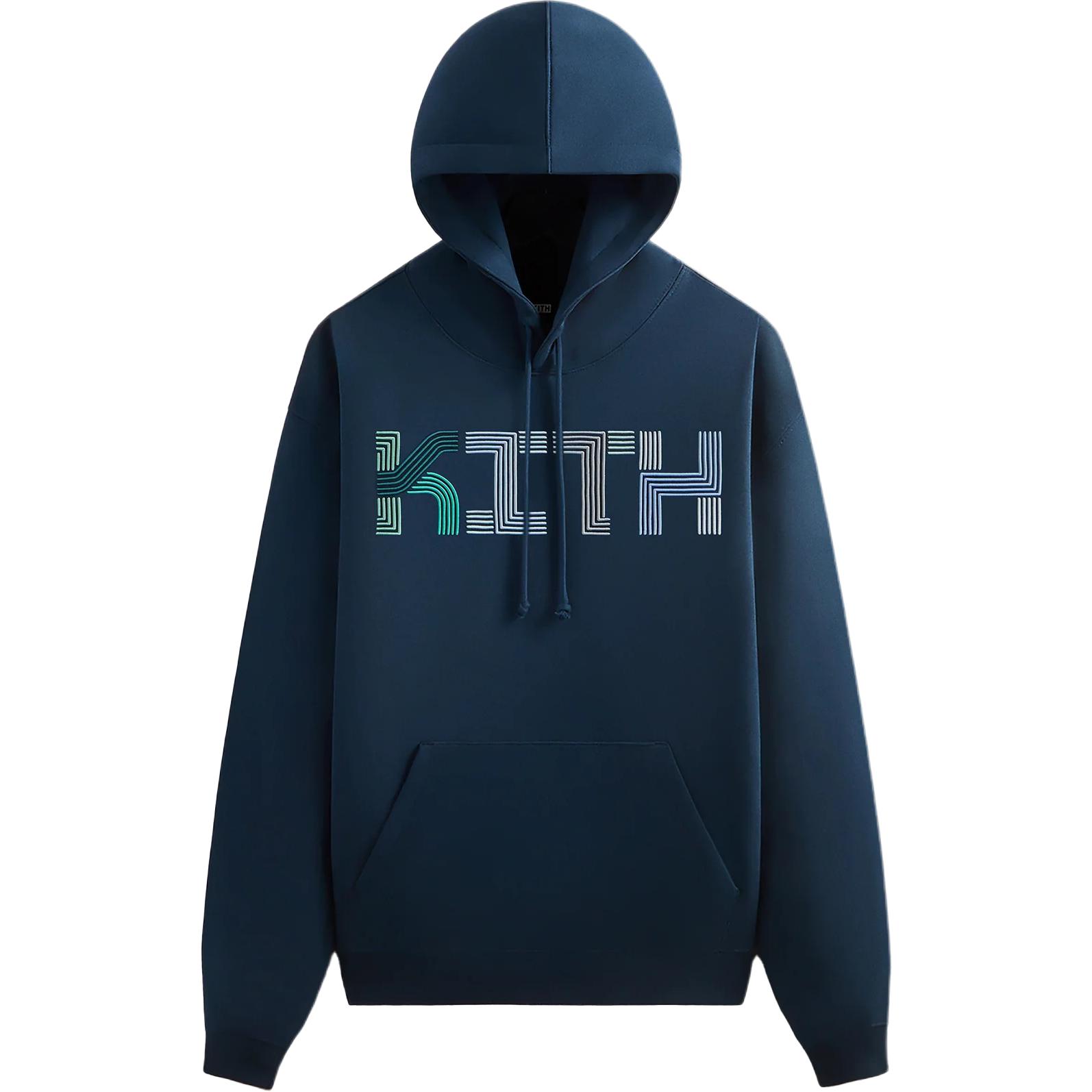 KITH Monday Program Pathways Williams III Logo Hoodie Nightshade KHM032920-413