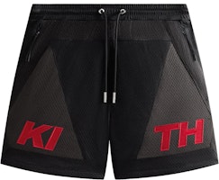 KITH Monday Program SS25 Mesh Turbo Black Casual Shorts. KHM060991-001 KITH Monday Program SS25 Mesh Turbo Black Casual Shorts. KHM060991-001