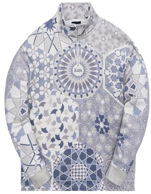 Kith Moroccan Tile Quarter Zip Canvas Buy Kith Moroccan Tile Quarter Zip Canvas