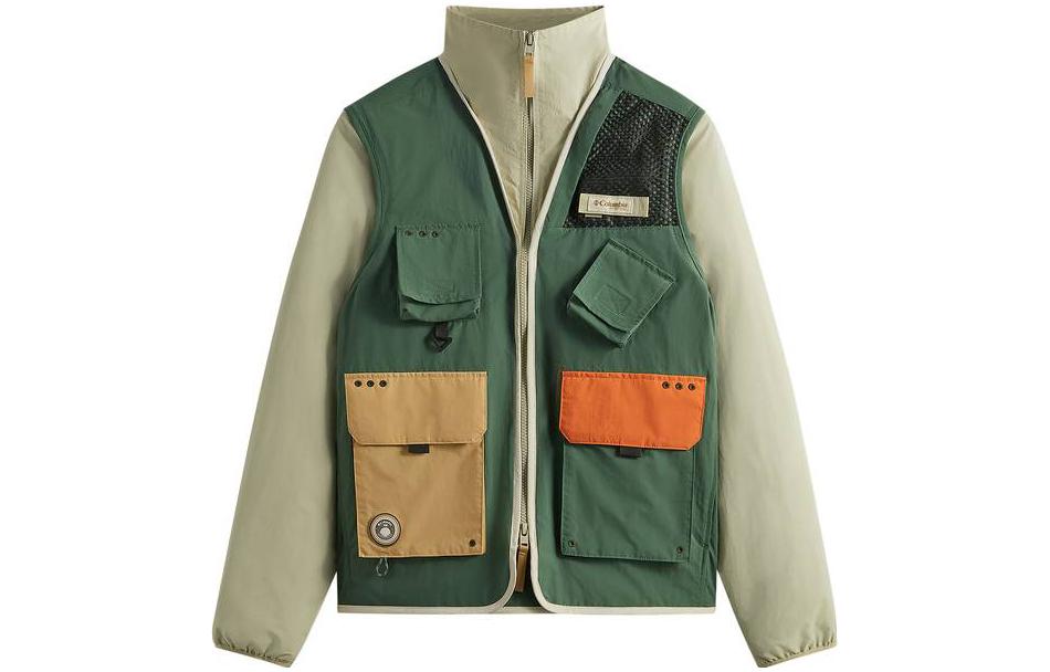 KITH Multicolor Patchwork Turtleneck Long Sleeve Jacket 2059011-338