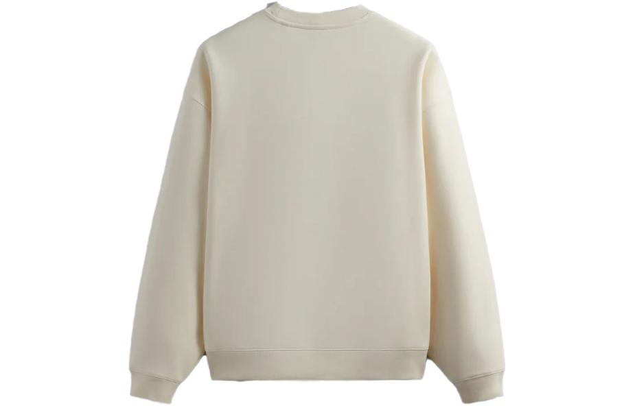 Lookbook KITH Nelson 蘋果刺繡中性套頭長袖衛衣 白色 KHM031273-104