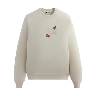 KITH Nelson Crewneck Beige Long Sleeve Sweatshirt KHM031993-104