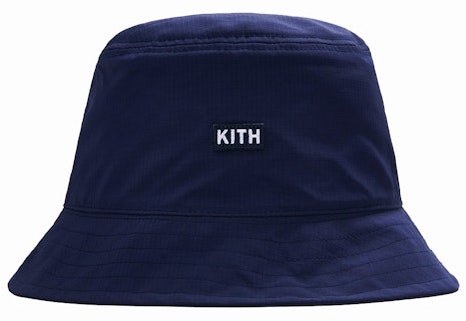 kith-nylon-bucket-hat-navy