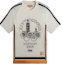 Order KITH Olympics Heritage SS24 Striped V-Neck T-Shirt Unisex Orange/White/Black. KHM032275-116