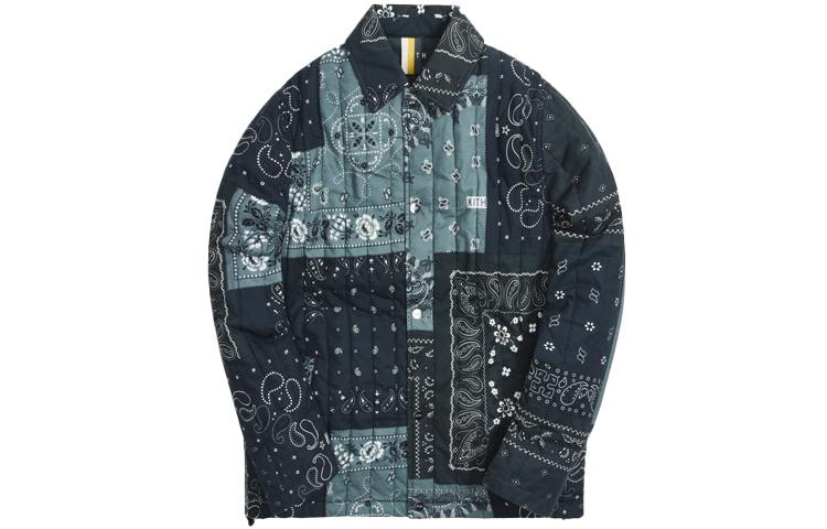 KITH Paisley Button Jacket Unisex Green KH1345-302