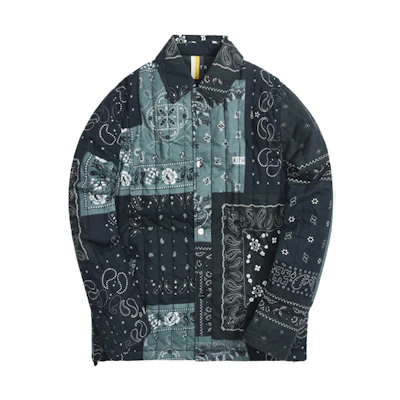 KITH Paisley Button Jacket Unisex Green KH1345-302