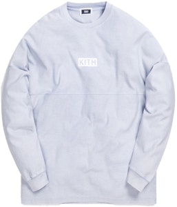 Camiseta KITH de Paneles Manga Larga Indigo Claro Buy Camiseta KITH de Paneles Manga Larga Indigo Claro