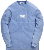KITH Paneled L/S Tee Medium Indigo KITH Paneled L/S Tee Medium Indigo