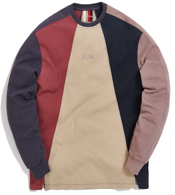 KITH Paneled Pullover Khaki Multi Buy KITH Paneled Pullover Khaki Multi
