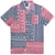 KITH Patchwork Camp Shirt Red/Navy Multi