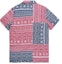 Order KITH Patchwork Camp Shirt Red/Navy Multi