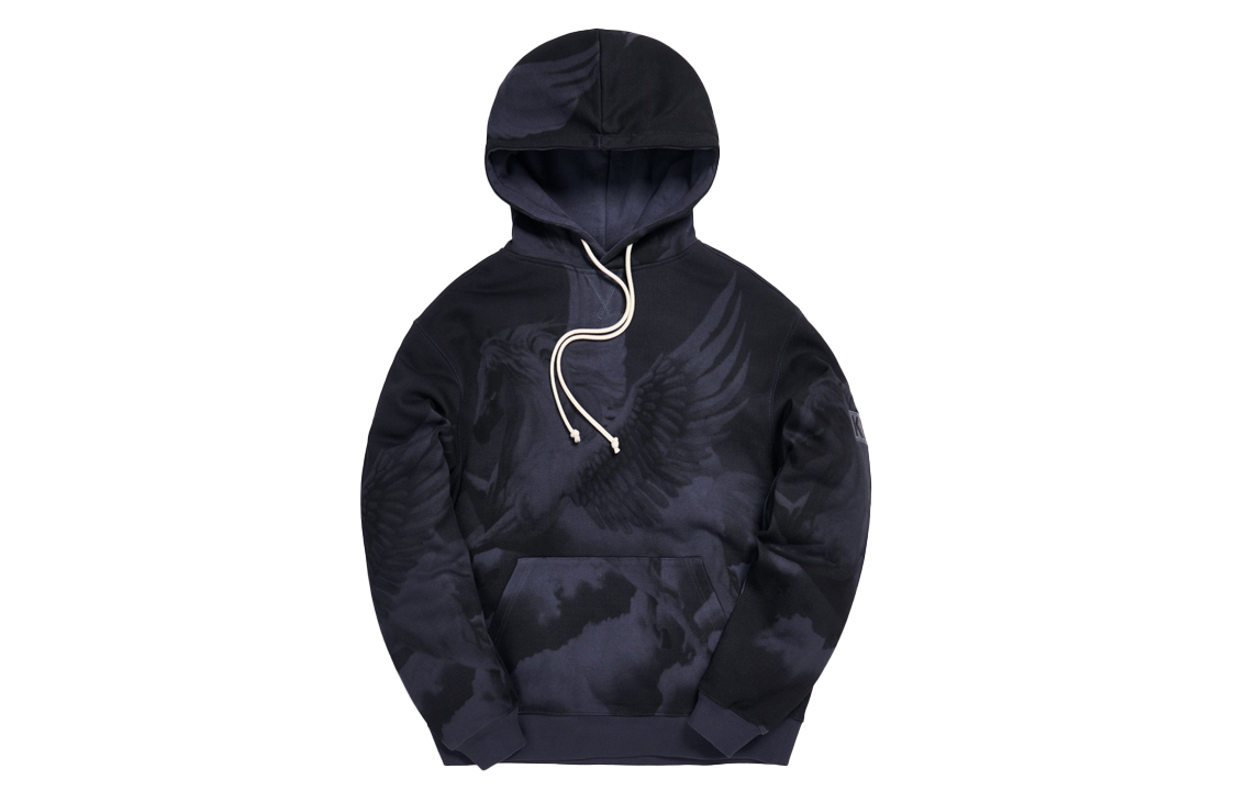 KITH Pegasus Print Long-Sleeve Sweatshirt Black - KH2432-100
