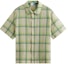Buy KITH チェック柄オーバーサイズ半袖シャツ グリーン KHM031157-304