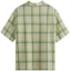 Lookbook KITH チェック柄オーバーサイズ半袖シャツ グリーン KHM031157-304