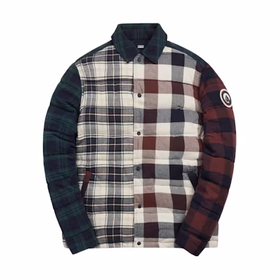 KITH Plaid Long-Sleeve Single-Breasted Collar Jacket Multicolor KHM010067-201