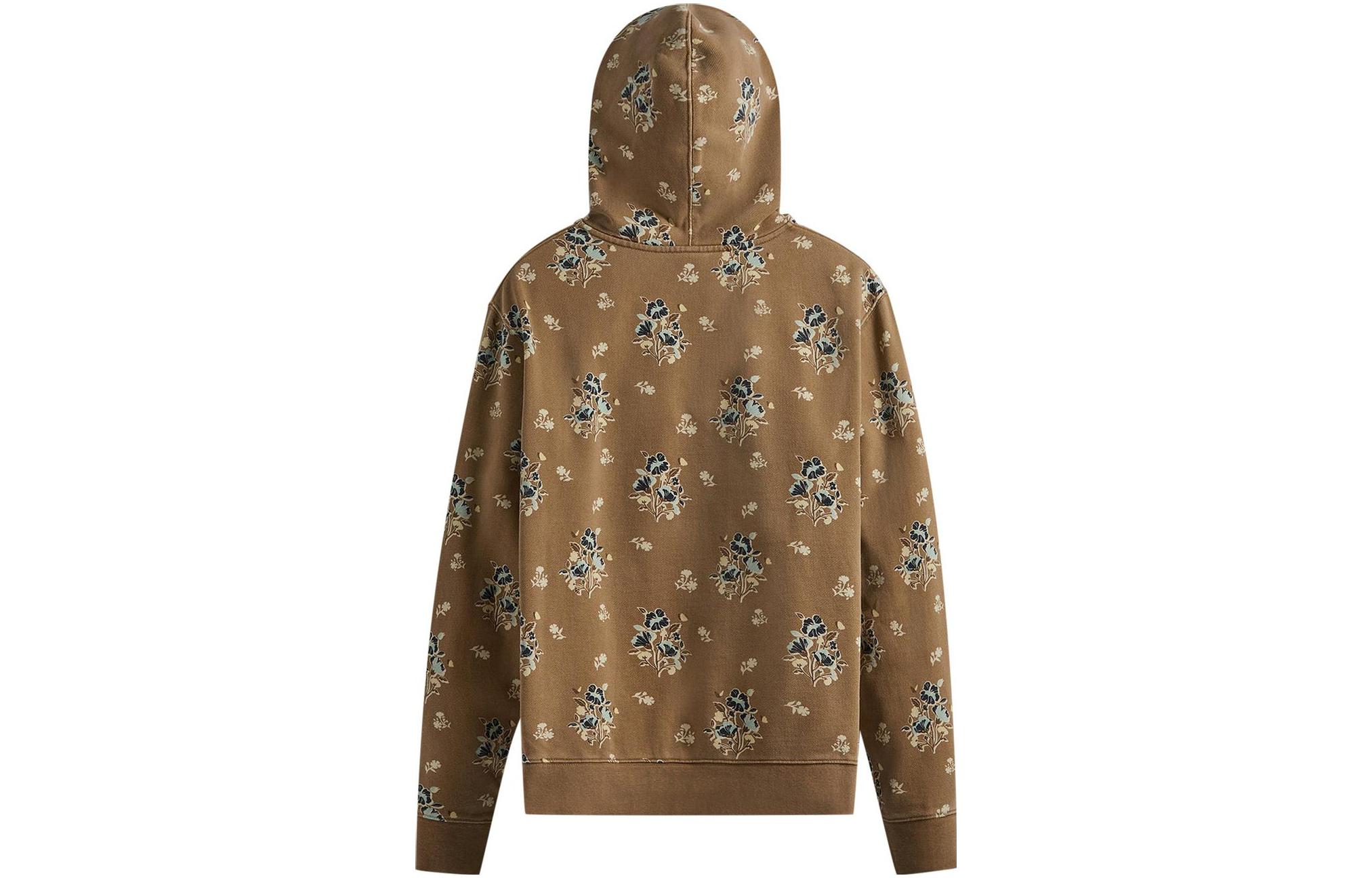 Lookbook KITH Printed Pocket Hoodie Jacket Unisex Khaki Color KHM030294-210