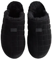 KITH Puffed Classic Logo Slipper Kithmas Black KHM150094-001 KITH Puffed Classic Logo Slipper Kithmas Black KHM150094-001
