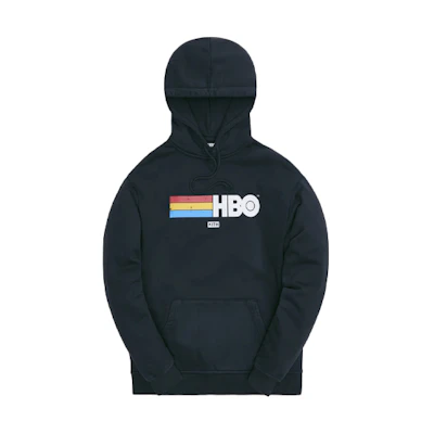 KITH Rainbow Logo Print Hoodie Unisex Black KH2687-100